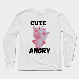 Cute but Angry Cat Long Sleeve T-Shirt